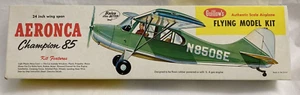 Kit de avión modelo de madera de balsa Guillows Aeronca Champion 85 caja abierta de 24"" envergadura - Imagen 1 de 7