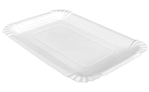 1500 Stück Eckig 13 x 20 cm Einwegteller Kompostierbar Pappteller Pappe Teller - Bild 1 von 2