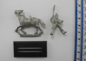 MONTADO NORMAN FIGHTER Metal F7 Ejército Bretón Caballería Warhammer Años 80 U4c - Imagen 1 de 3