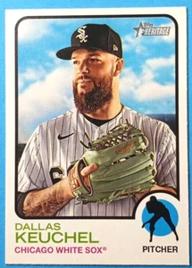 DALLAS KEUCHEL 2022 Topps HERITAGE Baseball Card #133 WHITE SOX EX-NM DISCOUNTS - Picture 1 of 2