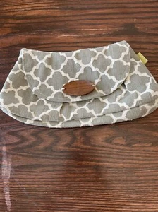 Canvas Clutch Handtasche Handarbeit Indien - Bild 1 von 8