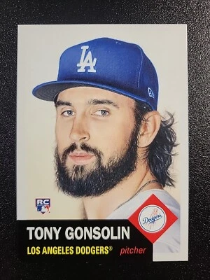 Tony Gonsolin RC Card #376 2020 Topps MLB Living Set Los Angeles Dodgers - Image 1 of 2
