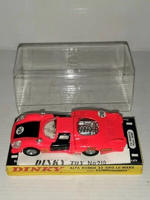 ALFA ROMEO 33 TIPO LE MANS REF.210 DINKY TOYS SCALA 1/43 OBSOLETO - Immagine 1 di 4