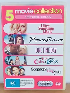 5 Movie Collection Romantic Comedy Region 4 DVD 5 Disc Set 8+ Hrs Movie Night! - Picture 1 of 9