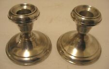 Garden Silversmith LTD Sterling Silver Weighted Candleholders 1101