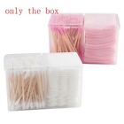 Transparent Storage Box Case Drawer Cosmetic Organizer Cotton Pads Holder