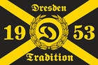 Aufkleber Dresden Tradition 1953 Fahne Flagge 12 x 8 cm Autoaufkleber