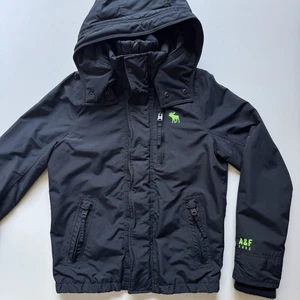 ABERCROMBIE & FITCH Heavyweight Hooded Jacket Mens Small Insulated Winter Coat - Picture 1 of 17