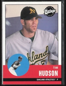Tim Hudson 2001 Upper Deck Vintage #13 Oakland Athletics - Imagen 1 de 2