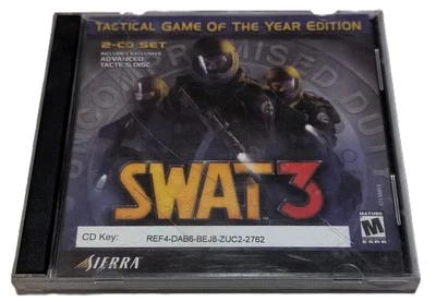 SWAT 3: Tactical Game of the Year Edition PC Game CD Rom 2001 Sierra - Image 1 of 2