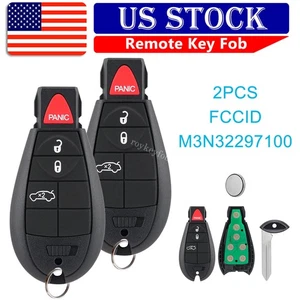 2 For 2013 2014 2015 2016 Dodge Dart 4TN Remote Key Fob M3N32297100 - 56046771 - Picture 1 of 7