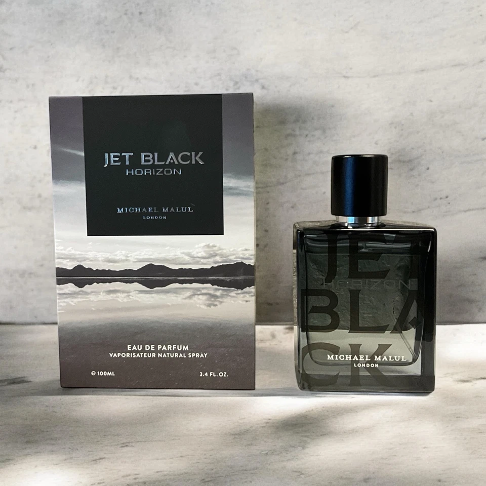 Michael Malul Jet Black Horizon 3.4 oz / 100 ml eau de parfum for men Spray New - Image 1 of 1