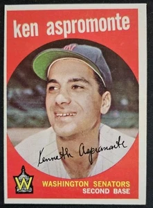 1959 Topps #424 Ken Aspromonte Washington Senators - Picture 1 of 2