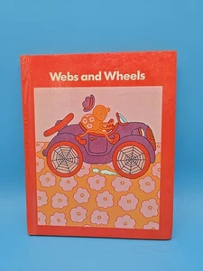 Webs And Wheels 1976 Reading Basics Plus Vintage Primer HB Textbook - Bild 1 von 15