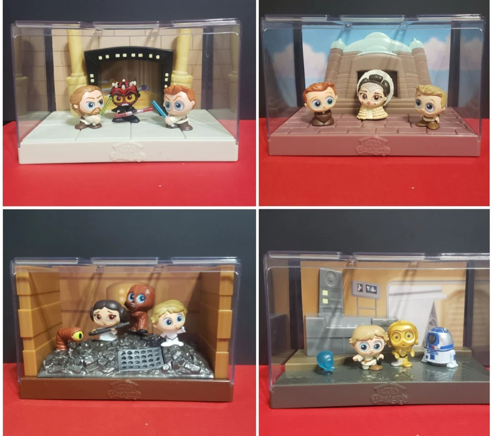 Disney Doorables Guerra de las Galaxias Momentos Pantalla Ancha: Episodio I y IV "TÚ ELIGES" NUEVO Foto 1 de 1