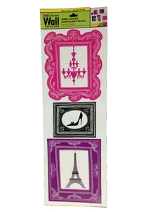 Removable Wall Door JUMBO PHOTO FRAME DECAL STICKERS Cling Teen Diva Decorations - Picture 1 of 9
