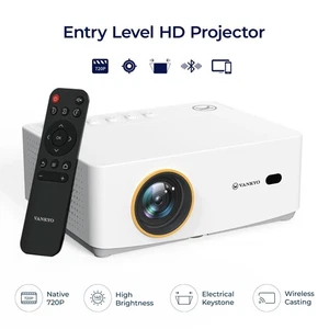 Portable 4K Projector 20000LMS 1080P 5G WiFi Bluetooth Video Home Movie Theater - Picture 1 of 15