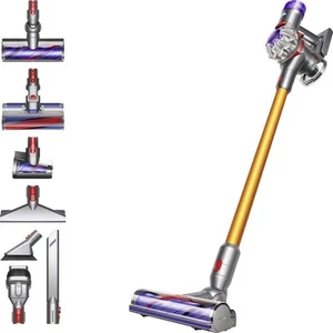 dyson V8 Absolute Silber-Gelb 476547-01 Akku-Zyklon-Staubsauger 21.6 V inkl. - Bild 1 von 7