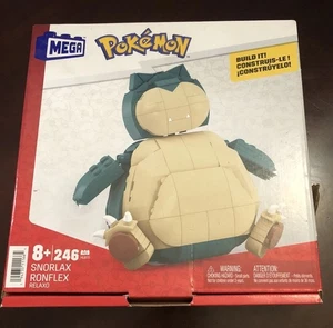 Juego de construcción Pokémon Mega Mattel Construx Snorlax 246 piezas HLB70 - Imagen 1 de 6