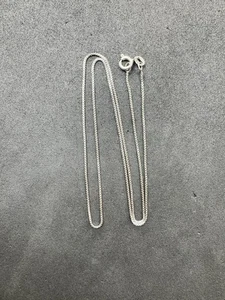 2.2g Vintage Sterling Silver 925 Box Chain 19” Jewelry lot E - Picture 1 of 6
