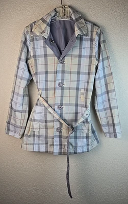 Women's Barbour Reversible 'Dress Tartan' Belted Jacket - UK 10 / US 6 - Image 1 of 4