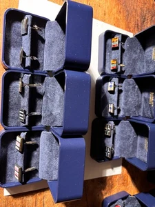 Fortunoff Sterling Silber Manschettenknöpfe eckig Weihnachtsgeschenk - Bild 1 von 10