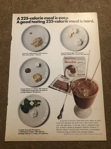 Vintage 1960’s Slender Drink Mix Magazine Ad 0C25 - Bild 1 von 2