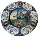 Grandissimo piatto da parata  maiolica anni 20 Faenza Giuseppe Fiumi - 57 cm