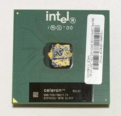 Intel® Celeron® Processor 800 MHz, 128K Cache, 100 MHz FSB SL4TF *UNTESTED AS IS - Image 1 of 3