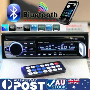 Car Radio Stereo 1Din Bluetooth FM Audio Head MP3/USB/AUX In-Dash Unit Player - Picture 1 of 13
