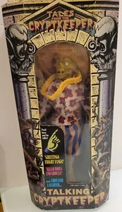 TALES FROM THE CRYPT TALK CRYPTKEEPER DOLL CAMICIA HAWAIANA NUOVA SCATOLA APERTA *LEGGI* - Foto 1 di 21