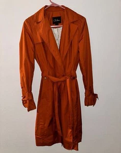 trenchcoat cole haan orange Gr. S - Bild 1 von 8