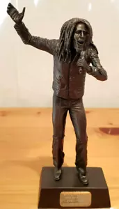 Estatuilla de Bob Marley Reggae King Estatua Edición Limitada Estatua Bronce Fundido Frío - Imagen 1 de 11