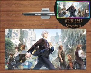 Anime RGB LED Large Mouse Pad Baldur's Gate 3 Astarion Gaming Mat Mousepad Gift - Picture 1 of 3