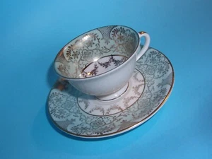 TAZA DE COLECCIÓN DE PORCELANA-MOCA-ESPRESSO-CAFÉ-TAZA-CUBIERTA - PINTADA A MANO - ALCA - Imagen 1 de 9