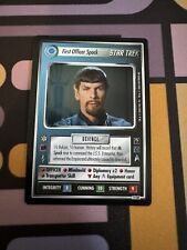 2000 Star Trek CCG 1E Mirror, Mirror 74UR - First Officer Spock Card