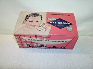 Vintage Wee Walker Baby Shoe Box--Original 1962--Prop [No Shoes} - Picture 1 of 2