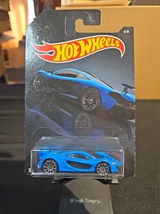 McLaren P1 2020 Hot Wheels Exotics Walmart Exclusive Black Card #4/6 Blue - Picture 1 of 5