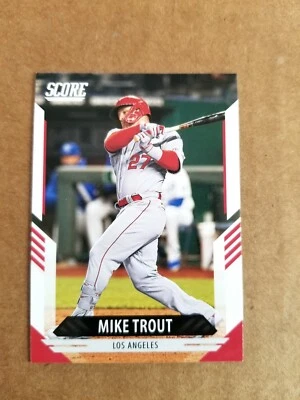 MIKE TROUT 2021 CHRONICLES SCORE #9 ANGELS  - Image 1 of 2