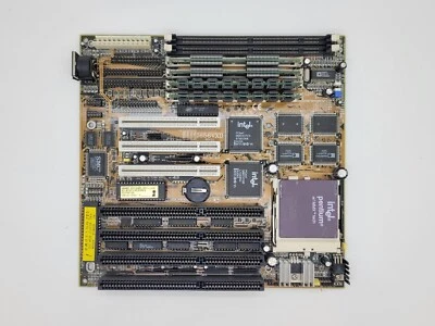 Jetway J-656VXD, INTEL Pentium MMX 166Mhz, 8MB RAM - Bild 1 von 4