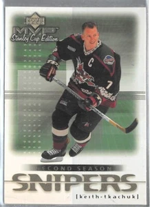 1999-00 Upper Deck MVP SC Edition Second Season Snipers #SS9 Keith Tkachuk - Picture 1 of 2