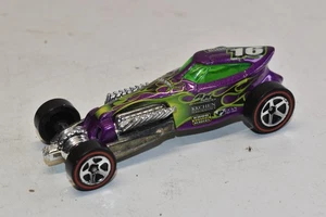 Vintage Hot Wheels Redline Sweet 16 Purple Die Cast Car Racing Flames 1997 - Picture 1 of 4