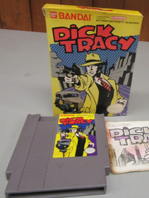 Dick Tracy NES (Nintendo Entertainment System, 1990) w/ box - Tested Working