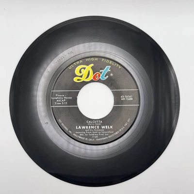 LAWRENCE WELK CALCUTTA / MY GRANDFATHER'S CLOCK 7" VINYL 45 RPM 1960 POP VOCAL - Image 1 of 2