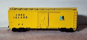 Long Island Railroad MTA Yellow Boxcar 84 Athearn Custom Painted HO Scale - Bild 1 von 5