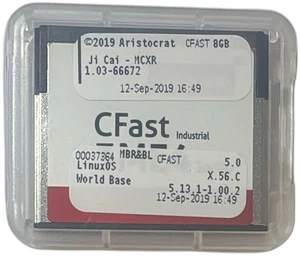 Aristocrat CFast 3ME4 Industrial 8GB Linux OS Card DECFast 2019 Taiwan No Sim - Picture 1 of 4