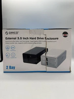 ORICO 2/5 Bay External HDD Enclosure Raid Array Cabinet Function USB3.0 Disk Box - Image 1 of 4