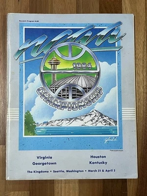 1984 NCAA Final Four event program, Seattle, WA - Image 1 of 4