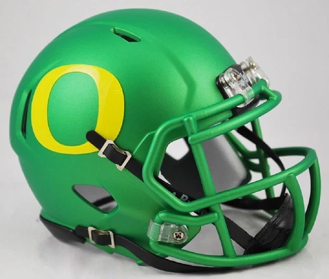 Oregon Ducks Apple Green Mini Speed Replica Helmet [NEW] Miniature Desk Office Cover