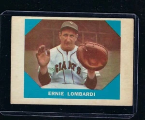 1960 Fleer Baseball Greats #17 Ernie Lombardi, New York Giants, VG-EX! - Picture 1 of 2